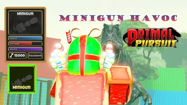 Primal Pursuit Minigun Stats, Cost, and Combat Guide